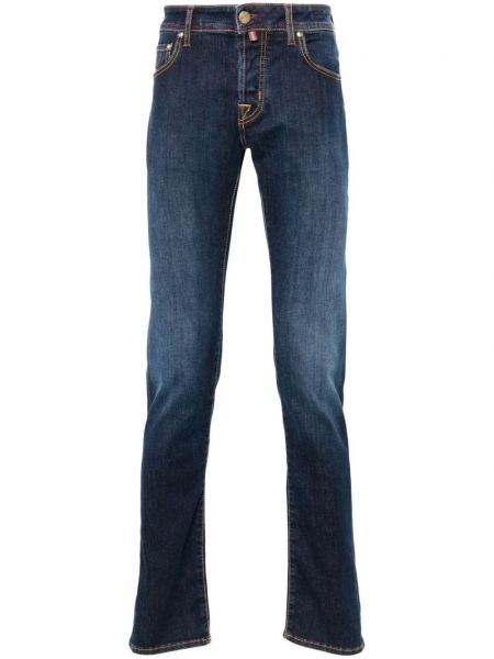 Ince skinny fit jean pantolon Jacob Cohën mavi