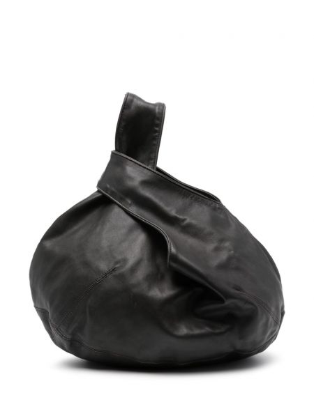 Кожени шопинг чанта Marni Pre-owned черно