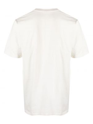T-shirt en coton à imprimé Stüssy blanc
