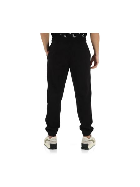 Pantalones de chándal de algodón Calvin Klein Jeans negro