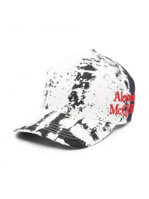 Памучна шапка с принт с абстрактен десен Alexander Mcqueen