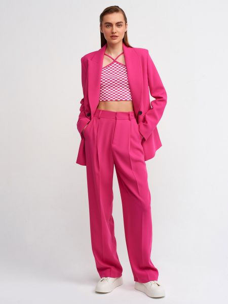 Pantaloni Dilvin roz