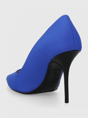 Pantofi cu toc cu toc Love Moschino albastru