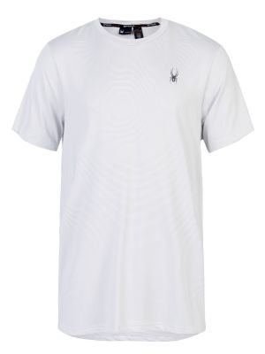 Jednofarebné priliehavé športové tričko z polyesteru Spyder