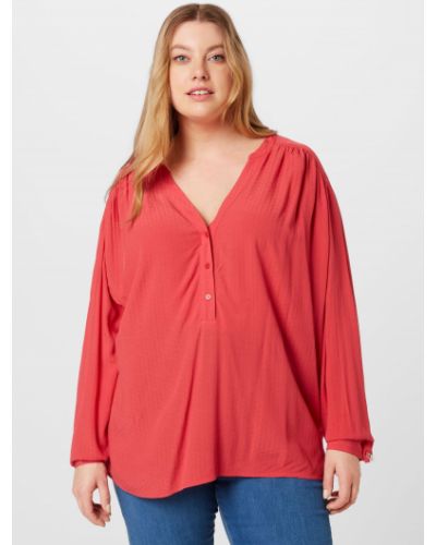 Блуза Esprit Curves червено