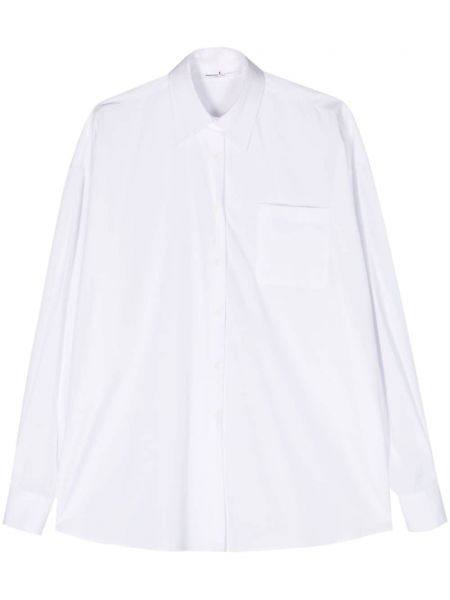 Памучна риза Ermanno Scervino бяло