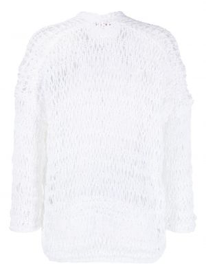 Sweter bawełniany Antonelli biały