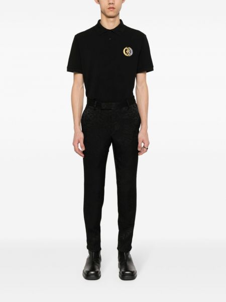 Poloshirt mit print Just Cavalli schwarz