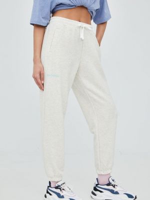 New Balance melegítőnadrág WP21554SAH szürke, női, melange