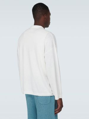 Polo majica oversized Commas bijela