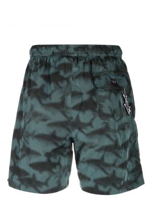 Shorts à imprimé Paul & Shark vert