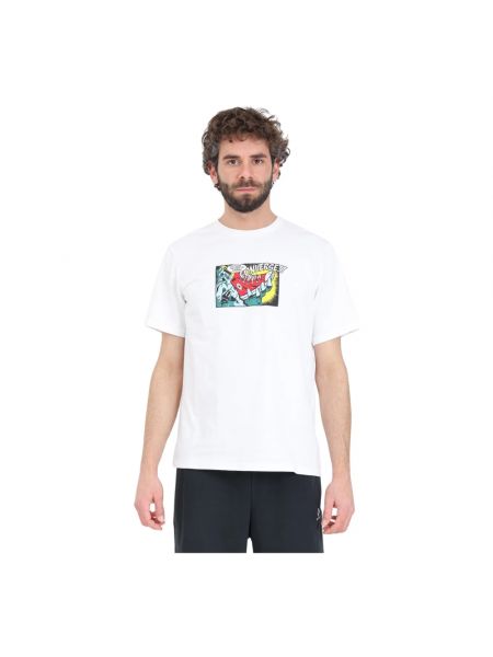 T-shirt mit print Converse weiß