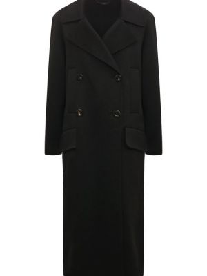 Кашемировое пальто Colombo черное