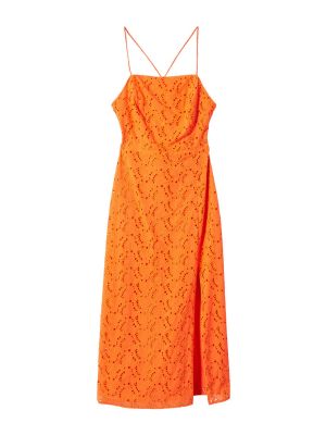 Mini šaty Mango oranžová