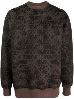 Пуловер с принт Moschino