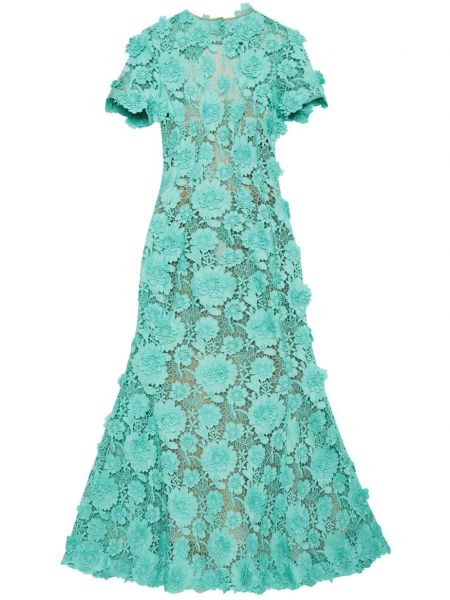 Κοκτέιλ φόρεμα Oscar De La Renta πράσινο