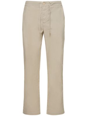 Pantalon chino en lin en coton Frescobol Carioca