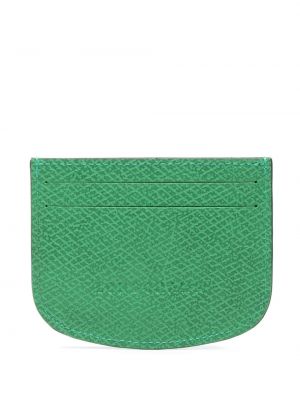 Portefeuille brodée Longchamp vert