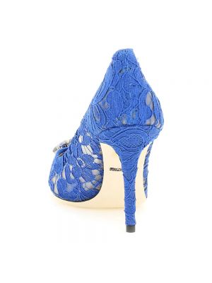 Tacones de encaje Dolce & Gabbana azul