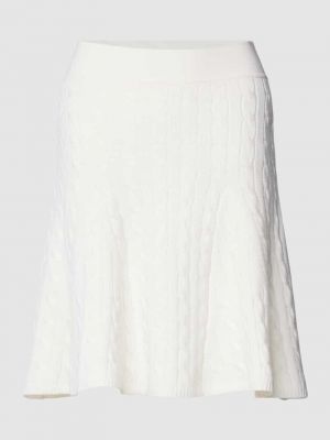 Dzianinowa jedwabna mini spódniczka wełniana Polo Ralph Lauren