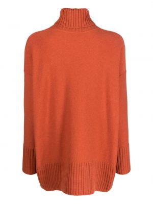 Pull en tricot à col montant Antonelli orange