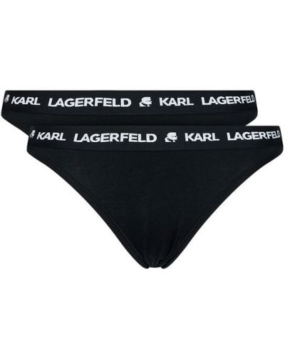Pantaloni culotte Karl Lagerfeld nero