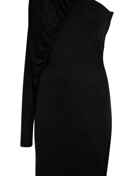 Viszkóz ruha Saint Laurent fekete