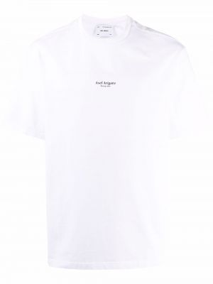 Camiseta con estampado Axel Arigato blanco