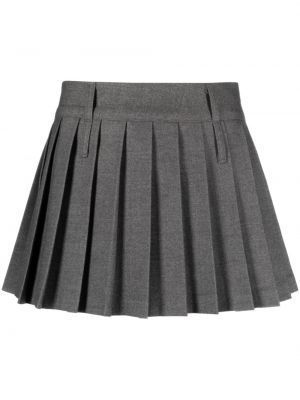 Plisované mini sukně The Frankie Shop šedé