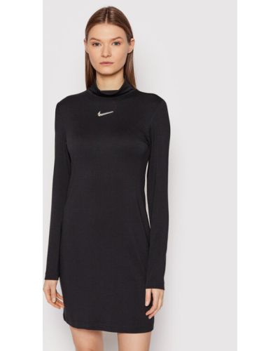 Nike Hétköznapi ruha Swoosh DC5306 Fekete Slim Fit