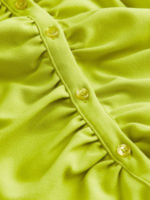 Платье с драпировкой H&m зеленое