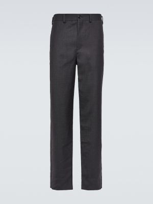 Pantaloni di lana slim fit mohair Undercover grigio