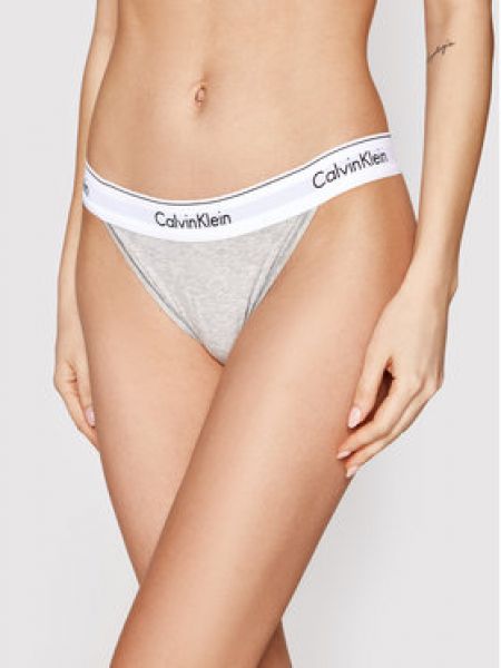 Стрінги Calvin Klein Underwear сірі