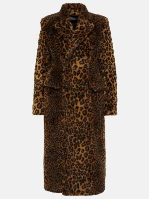 Leopardí kožich s potiskem Balenciaga