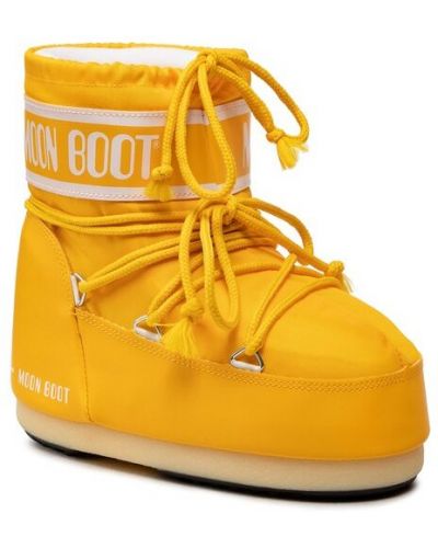 Bottes de neige en nylon Moon Boot jaune