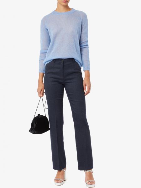 Фланелевые брюки Elizabeth Ascot синие
