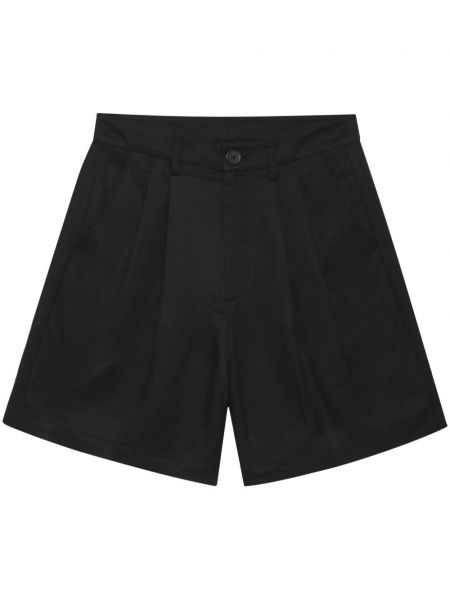 Shorts mit plisseefalten Anine Bing schwarz