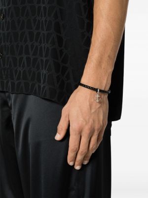 Leder armband Versace