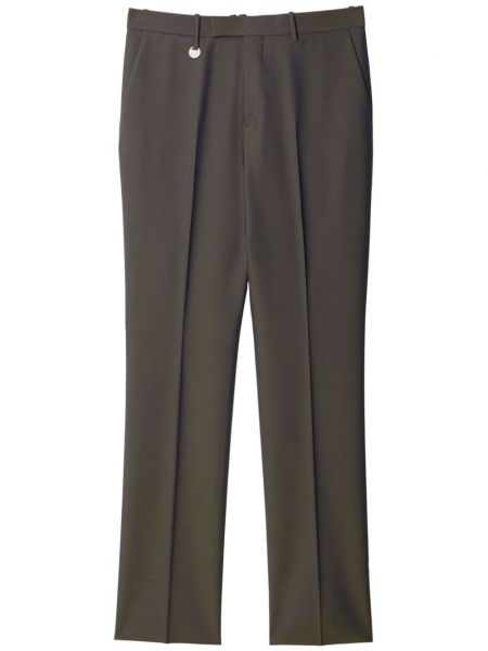 Pantalon de costume en laine Burberry marron