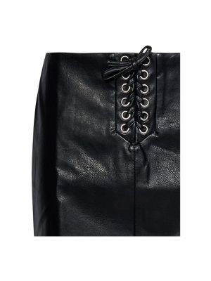 Mini falda con cordones Rotate negro