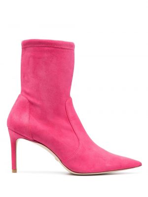 Bottes à bouts pointus Stuart Weitzman rose