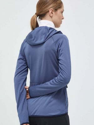 Mikina s kapucí Adidas Terrex modrá