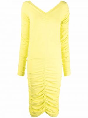 Žluté šaty ke kolenům Helmut Lang
