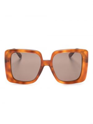 Oversized glasögon Gucci Eyewear brun