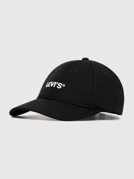 Хлопковая кепка Levi’s® черная