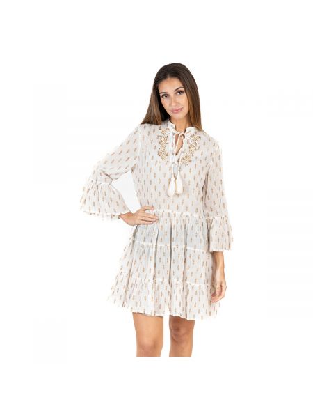 Mini šaty Isla Bonita By Sigris bílé
