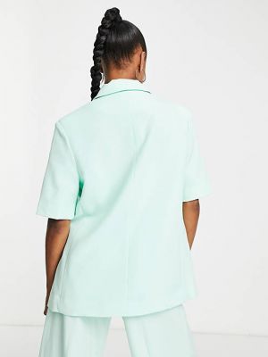 Костюмный пиджак с коротким рукавом Vero Moda зеленый