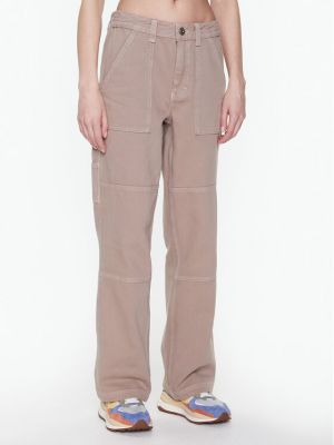 Pantalon large Bdg Urban Outfitters beige