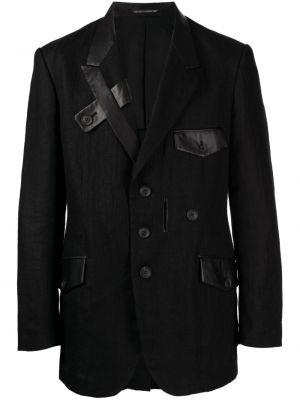 Blazer med fickor Yohji Yamamoto svart