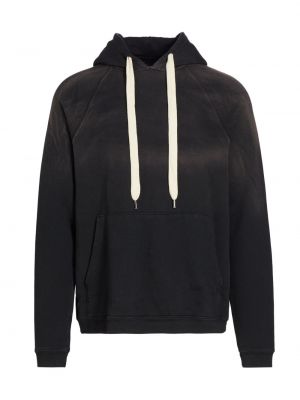 Легкий пуловер с капюшоном NSF черный